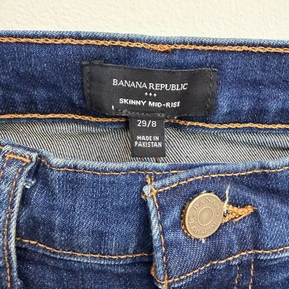 Banana Republic Dark Blue Skinny Jeans - Picture 3 of 3